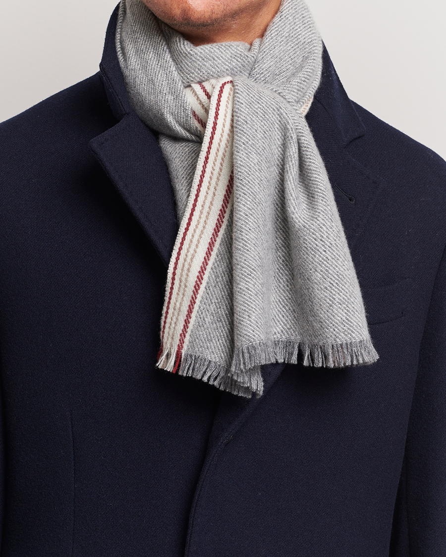Herren |  | Brunello Cucinelli | Cashmere Scarf Grey