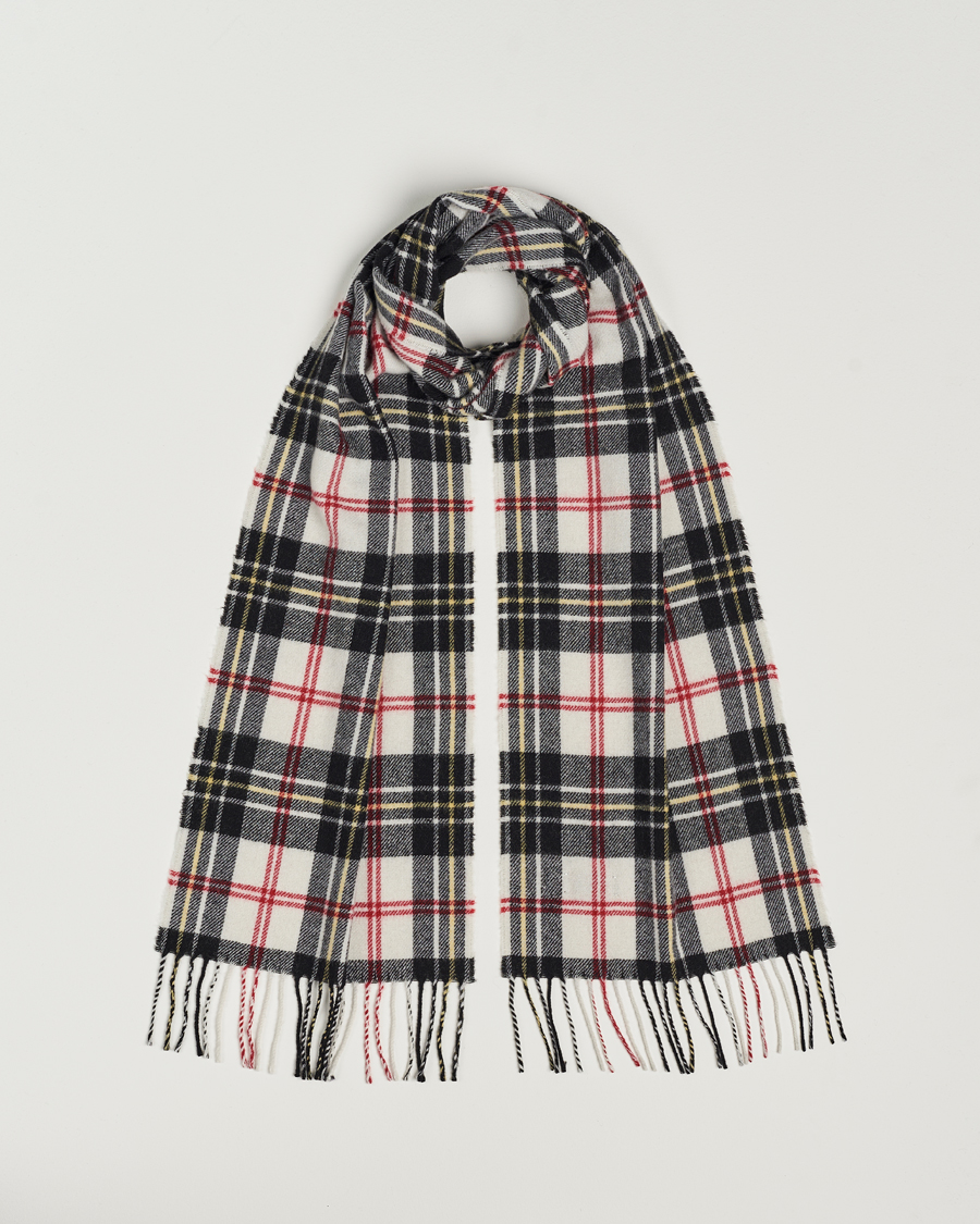 Herren | Morris Arthur Check Scarf Off White | Morris | Arthur Check Scarf Off White