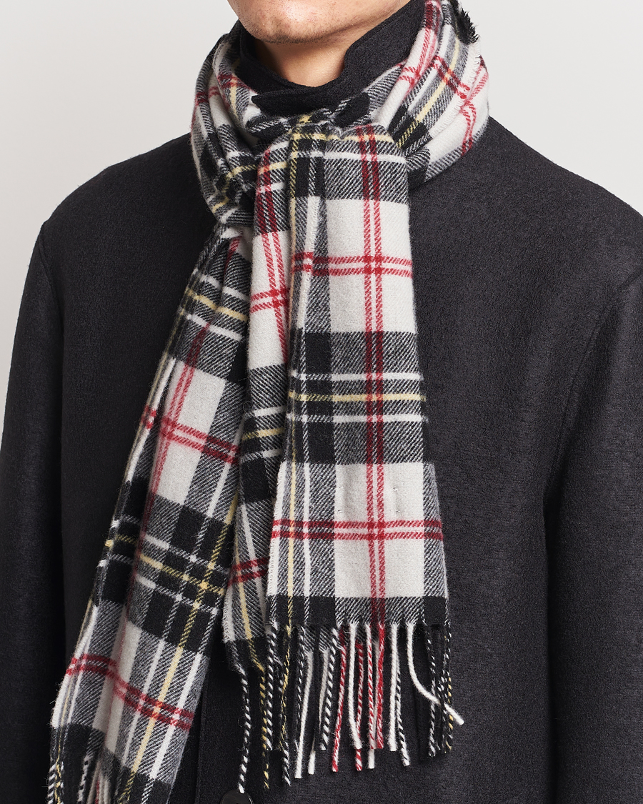 Herren | Morris Arthur Check Scarf Off White | Morris | Arthur Check Scarf Off White
