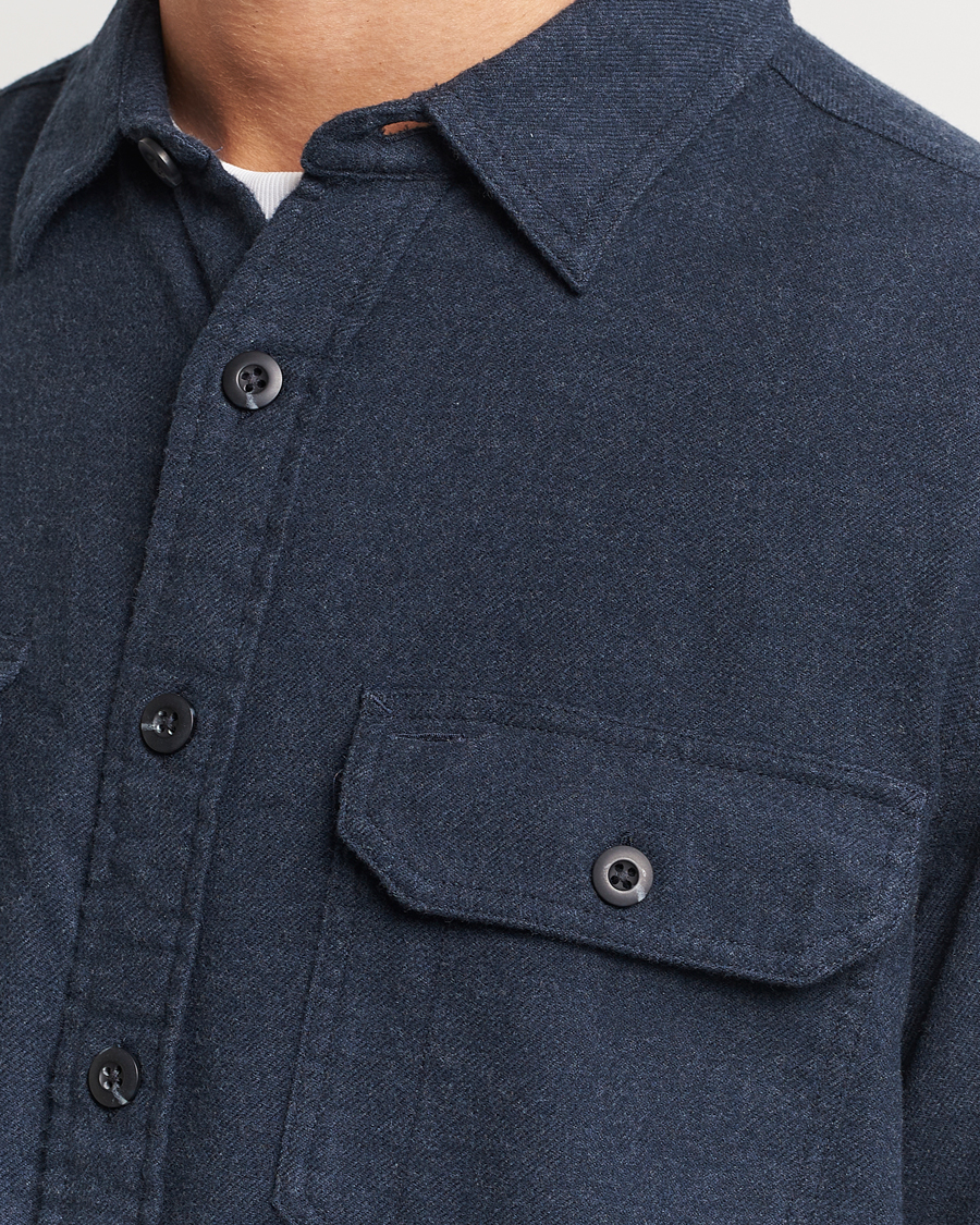 Herren | Hemden | Pendleton | Burnside Flannel Shirt Navy Heather