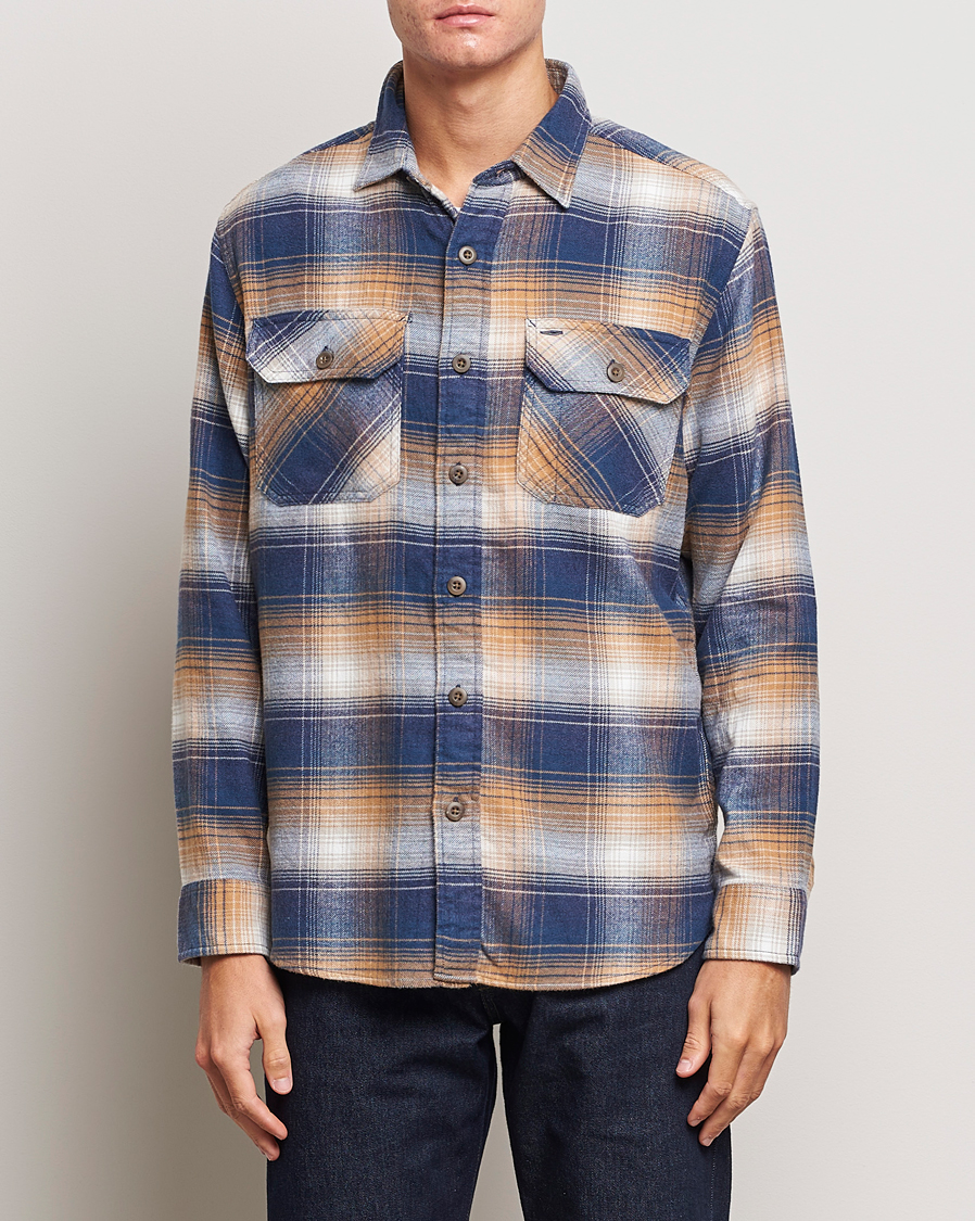 Herren | Hemden | Pendleton | Burnside Flannel Shirt Navy/Tan