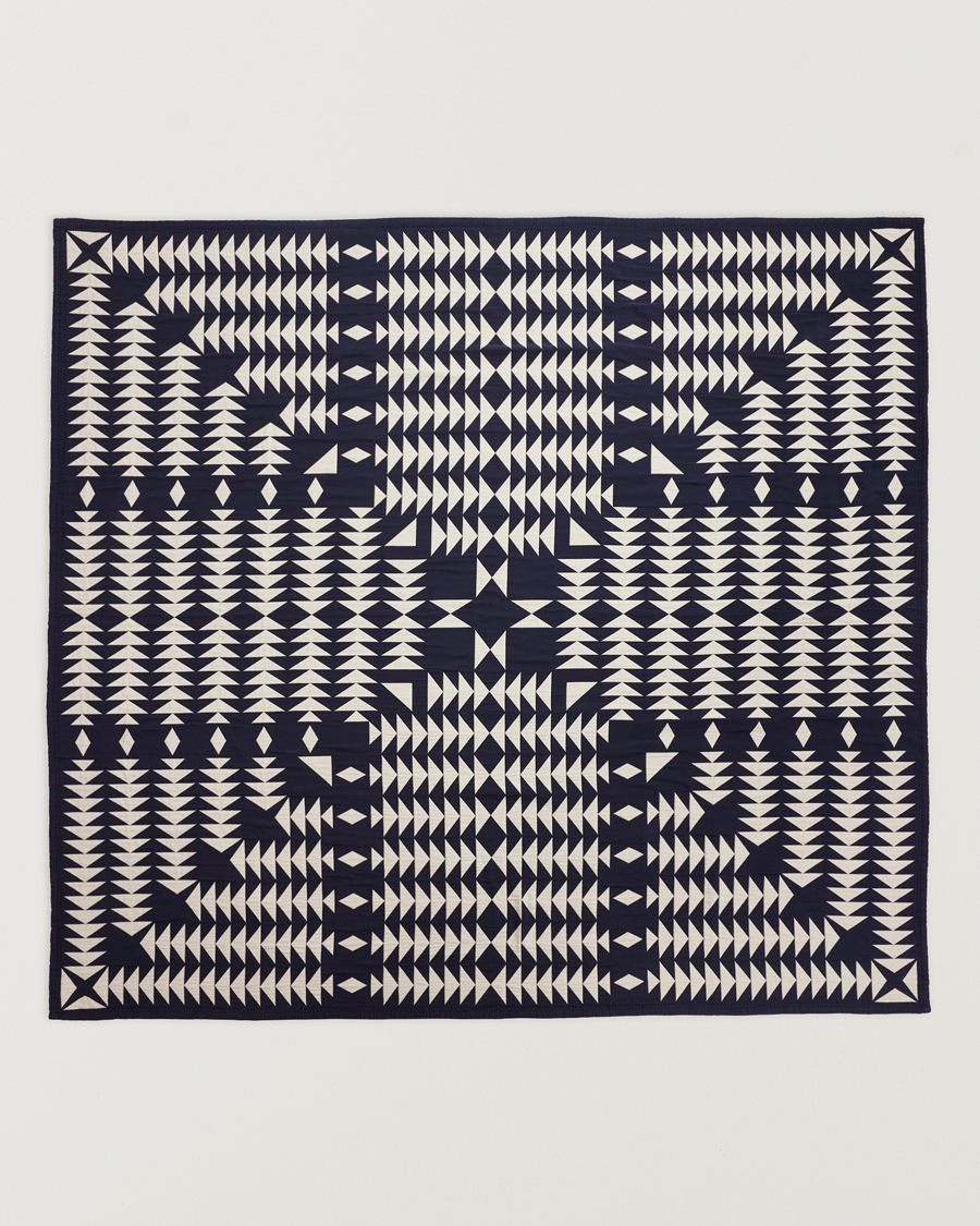 Herren | Textilien | Pendleton | Organic Cotton Matelasse Blanket Midnight Nova