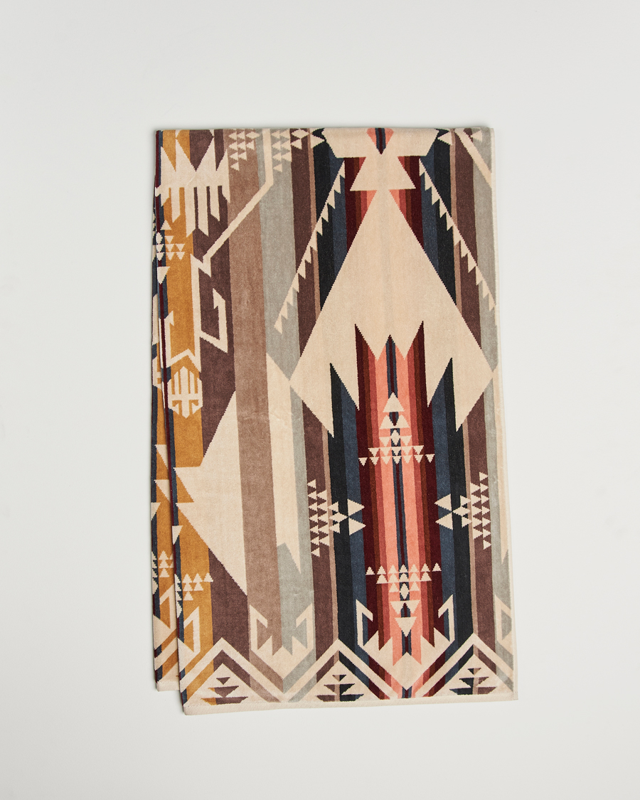 Herren | Pendleton Oversized Jacquard Spa Towel White Sands | Pendleton | Oversized Jacquard Spa Towel White Sands
