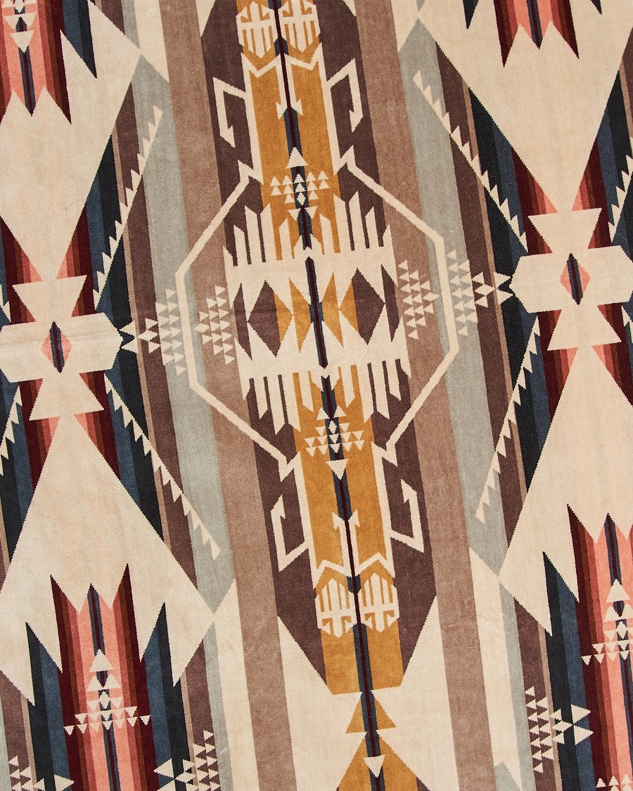 Herren | Pendleton Jacquard Spa Towel White Sands Tan | Pendleton | Jacquard Spa Towel White Sands Tan
