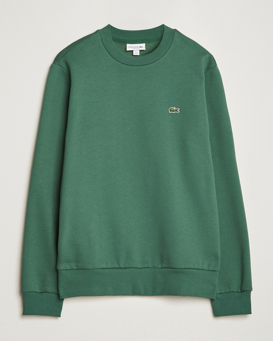 Lacoste logo crew sweatshirt sales