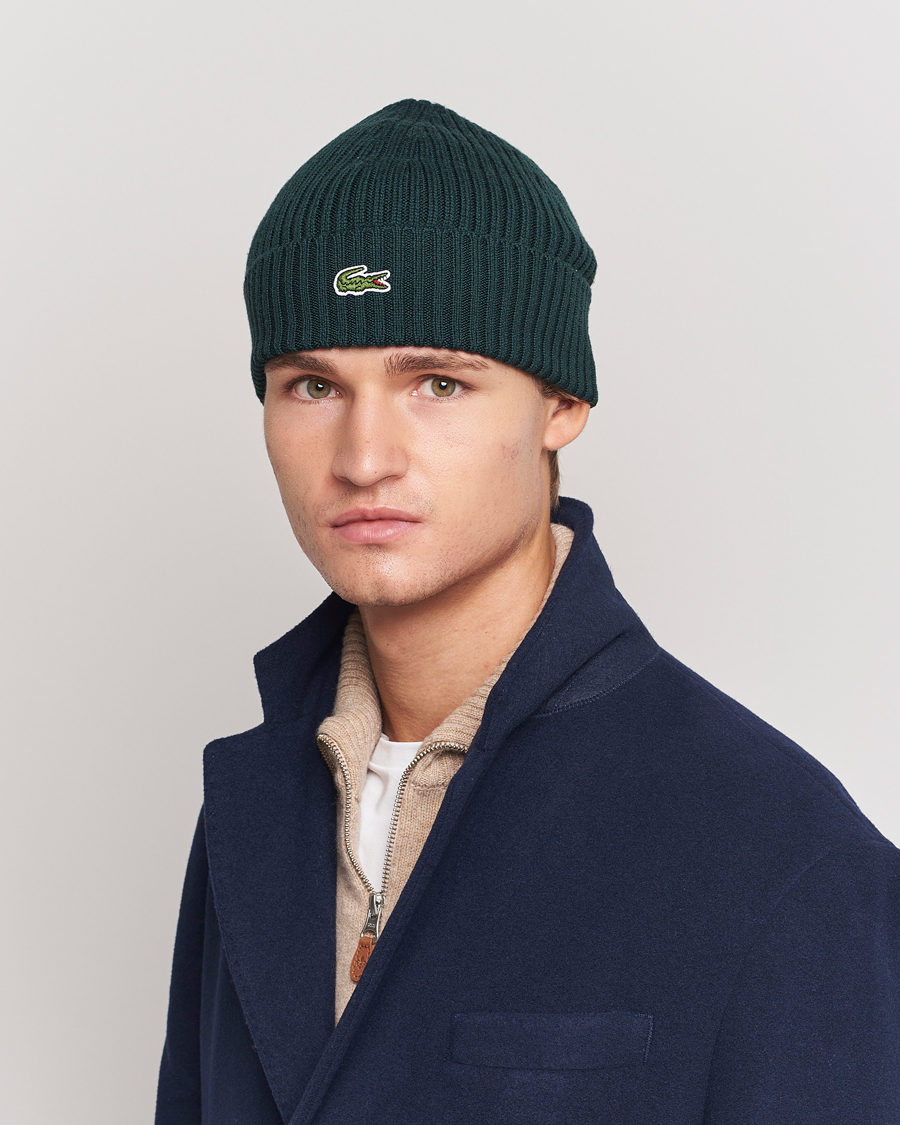 Herren |  | Lacoste | Wool Knitted Beanie Sinople