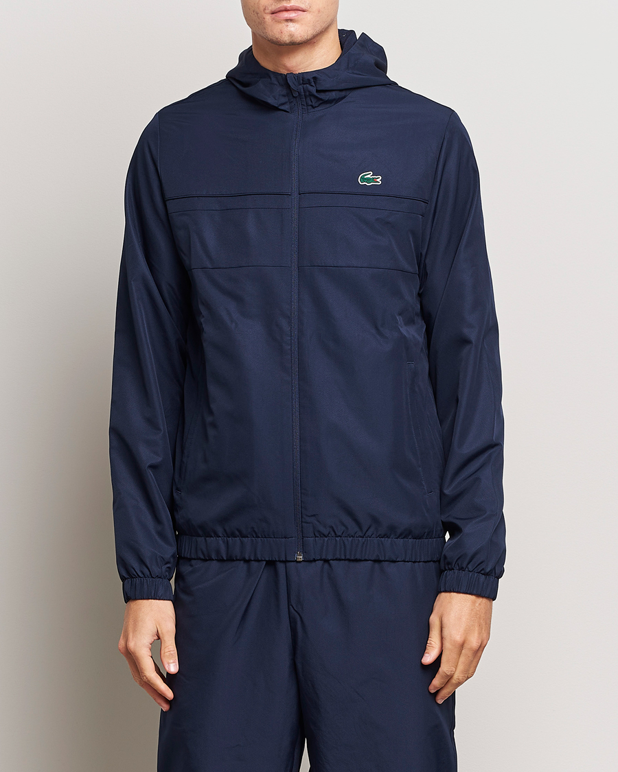 Herren |  | Lacoste Sport | Performance Full Zip Hoodie Navy