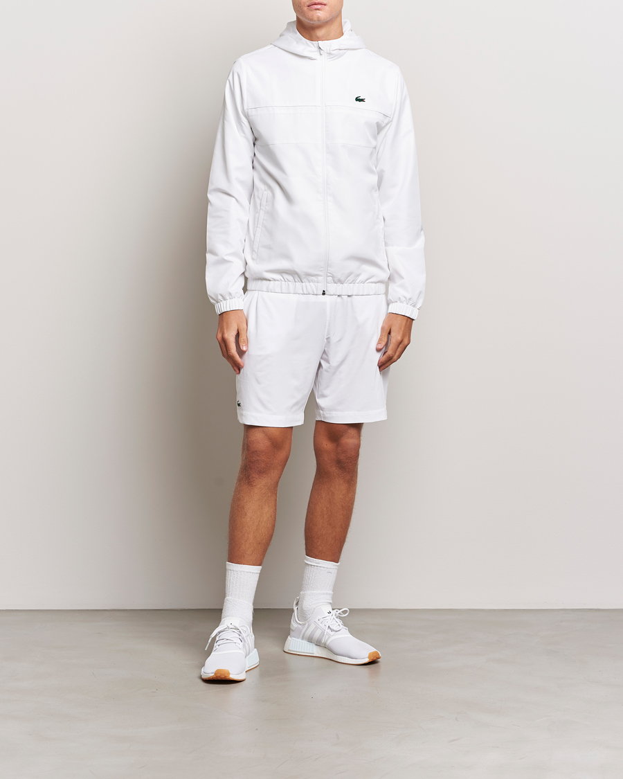 Herren | Pullover | Lacoste Sport | Performance Full Zip Hoodie White