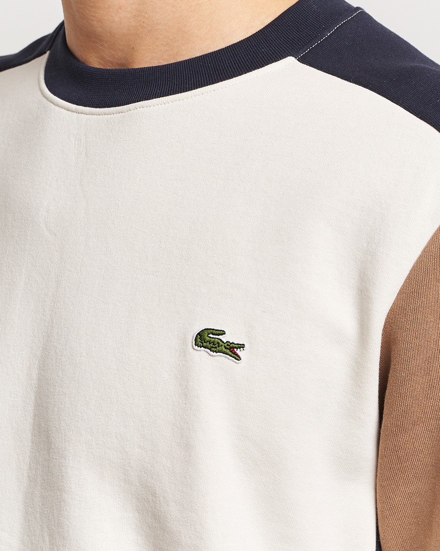 Herren | Pullover | Lacoste | Colorblocked Crew Neck Sweatshirt Lapland/Cookie