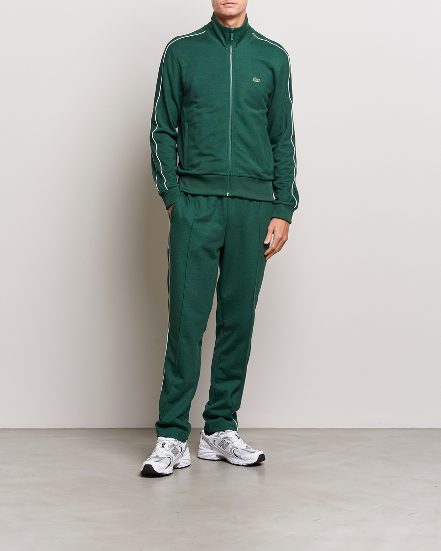 Herren | Pullover | Lacoste | Full Zip Track Jacket Green