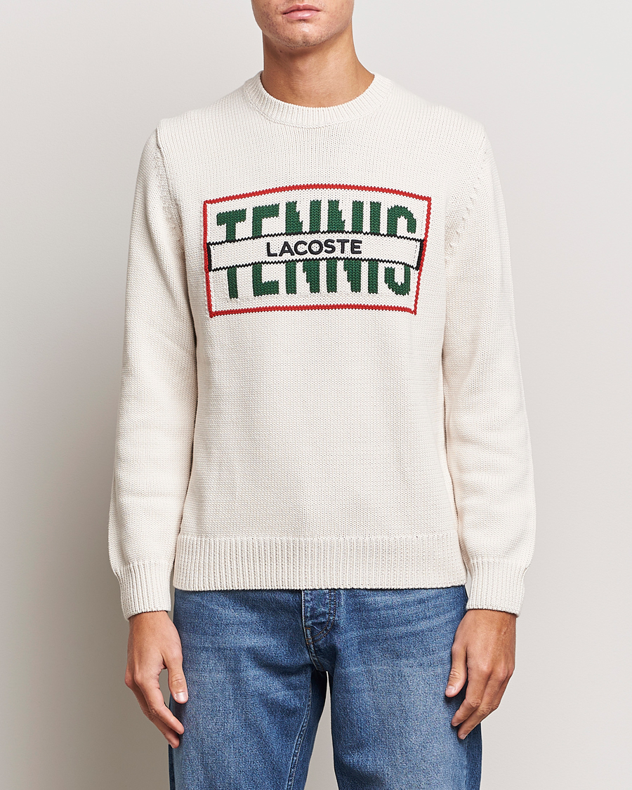 Herren | Pullover | Lacoste | Retro Logo Knitted Crew Neck Sweater Lapland