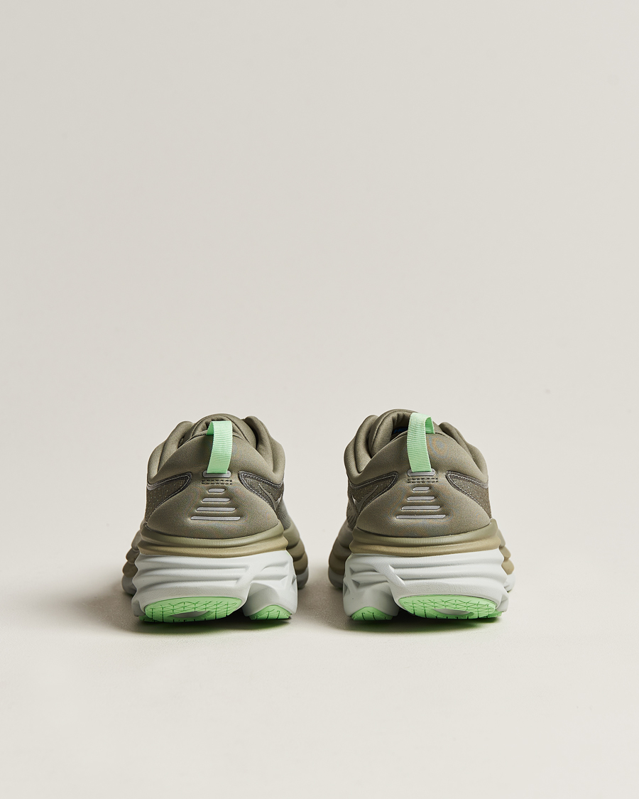 Herren | Hoka Bondi 8 Olive Haze/Mercury | Hoka One One | Hoka Bondi 8 Olive Haze/Mercury