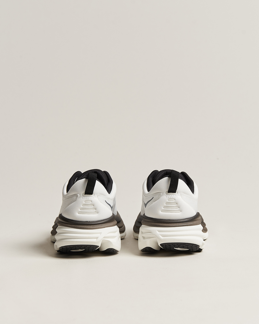 Herren | Hoka Bondi 8 White/Black | Hoka One One | Hoka Bondi 8 White/Black