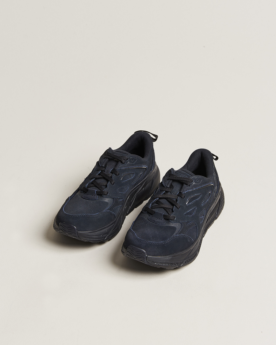 Herren | Sneaker | Hoka One One | Hoka Clifton L Suede Black