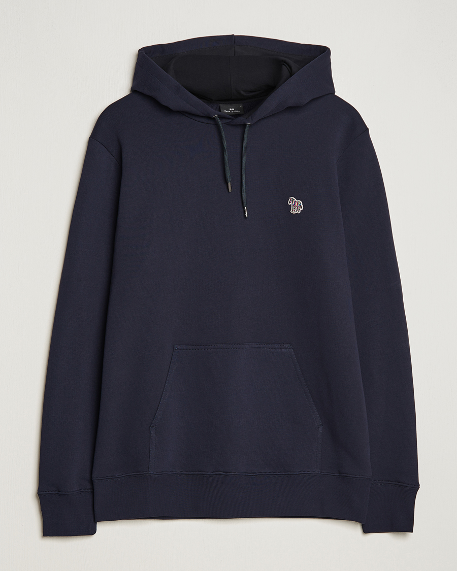 Herren | Pullover | PS Paul Smith | Zebra Organic Cotton Hoodie Navy