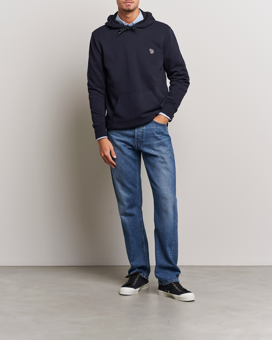 Herren | Pullover | PS Paul Smith | Zebra Organic Cotton Hoodie Navy