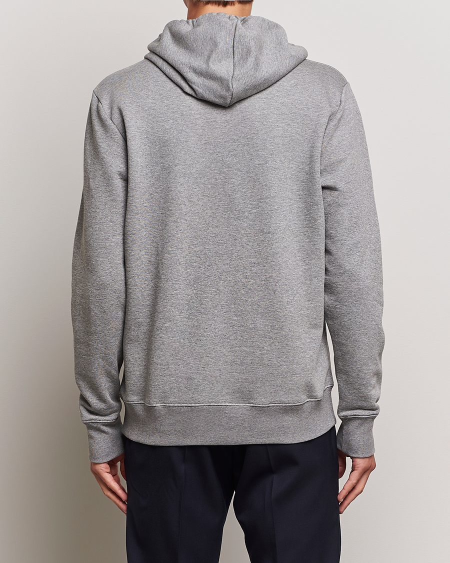 Herren | Pullover | PS Paul Smith | Zebra Organic Cotton Hoodie Grey Melange