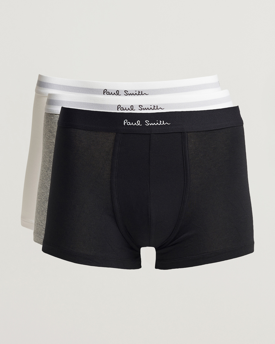 Herren | Unterwäsche | Paul Smith | 3-Pack Trunk White/Black/Grey