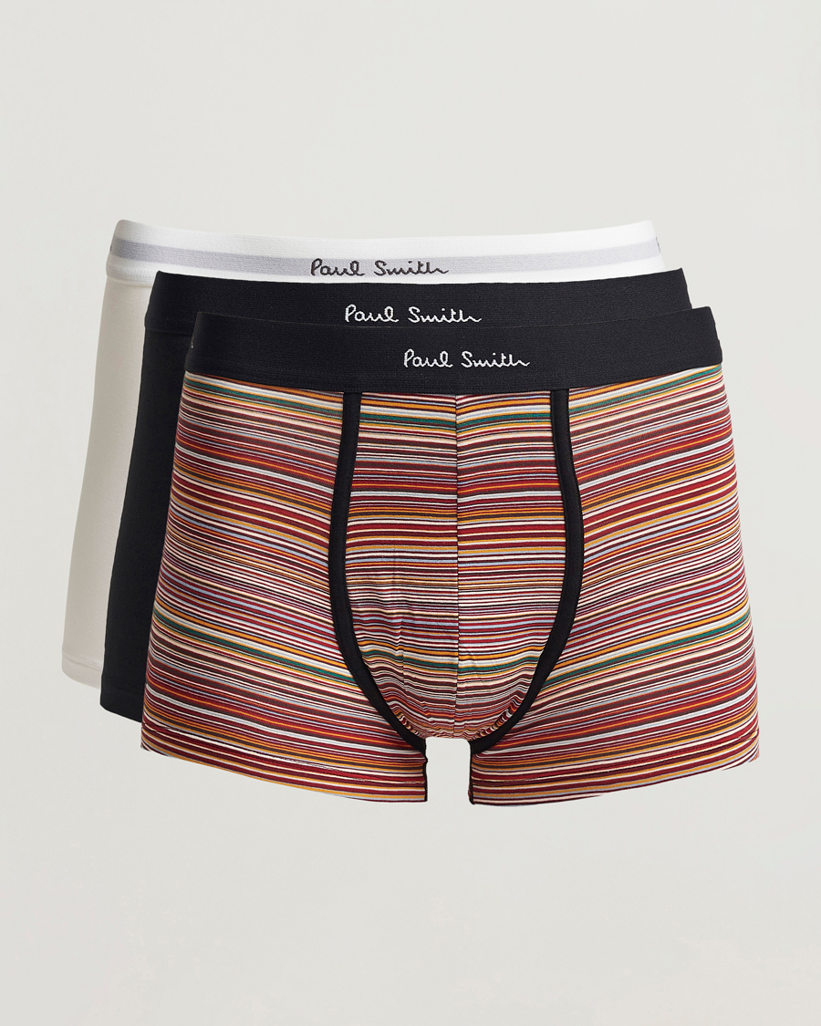 Herren | Unterwäsche | Paul Smith | 3-Pack Trunk Stripe/White/Black