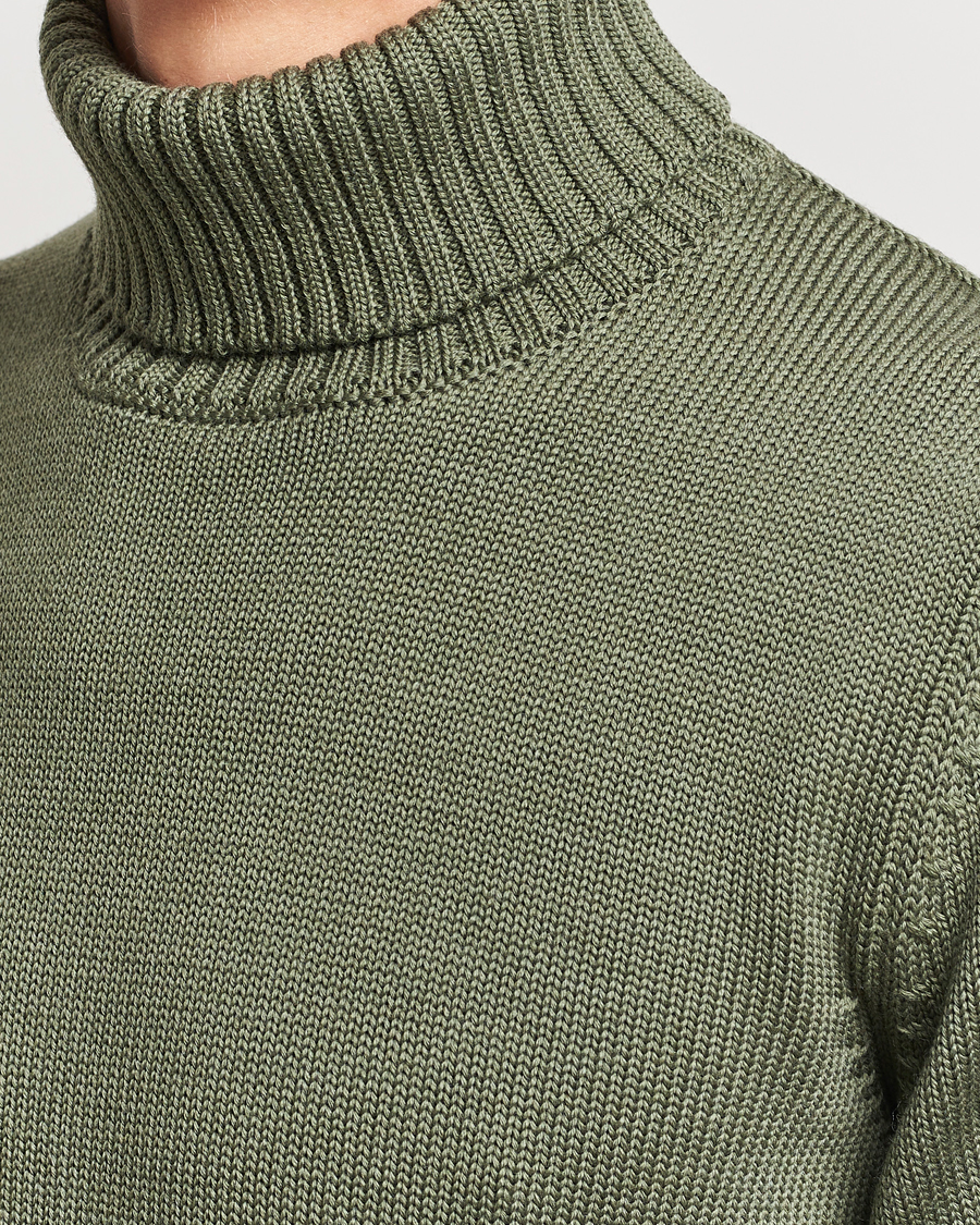 Herren | Pullover | Zanone | Virgin Merino Wool Rollneck Olive
