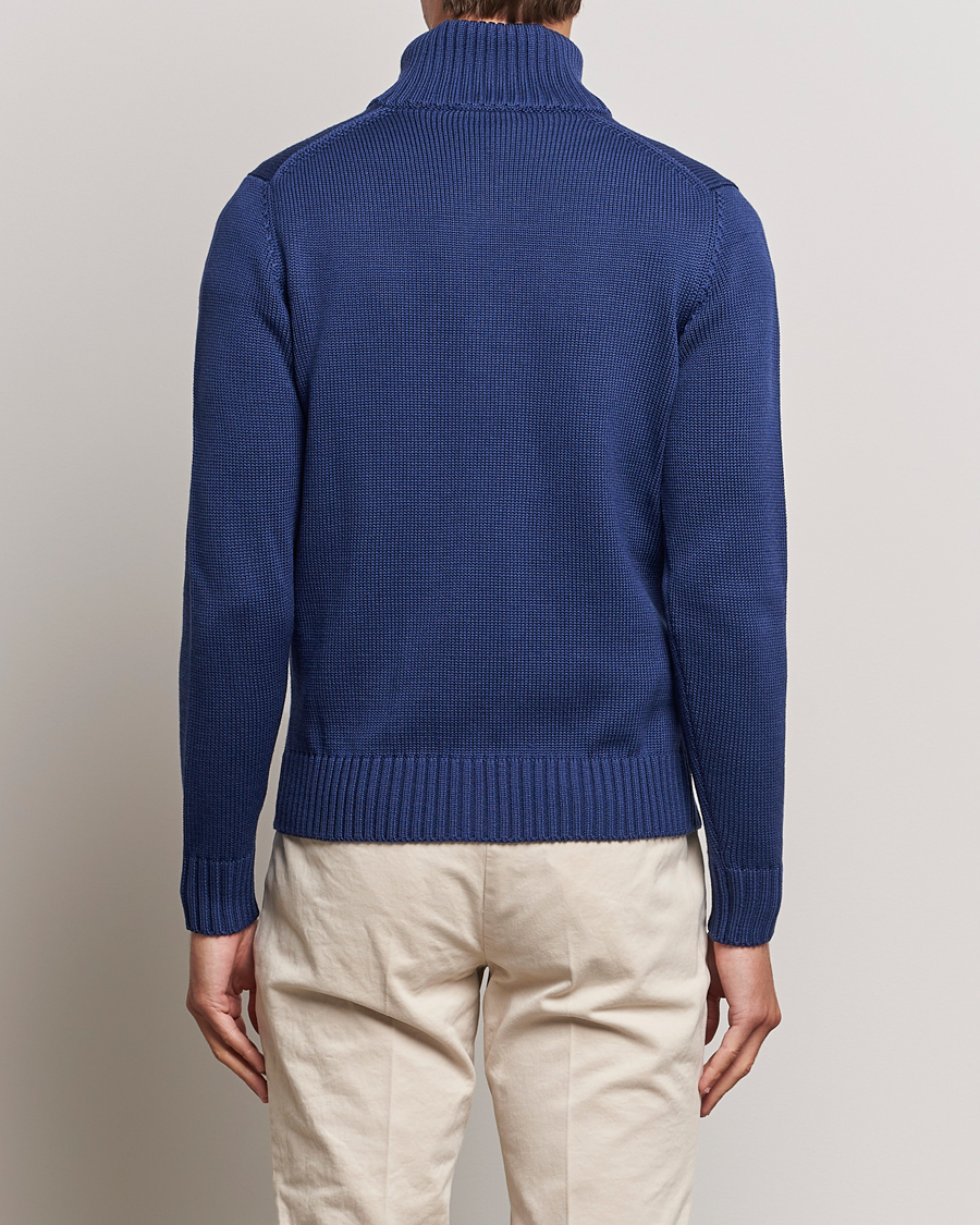 Herren | Pullover | Zanone | Virgin Merino Wool Chioto Cardigan Royal Blue