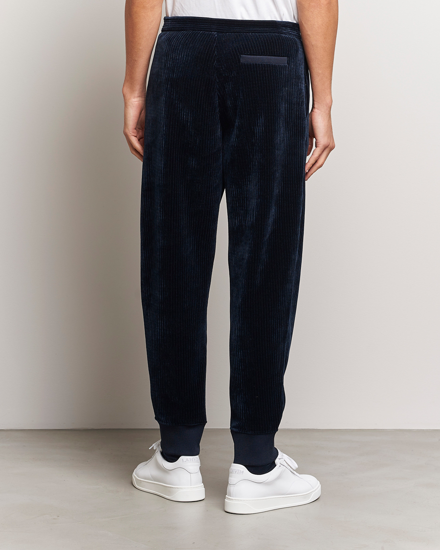 Herren | Hosen | Giorgio Armani | Jersey Corduroy Pants Navy