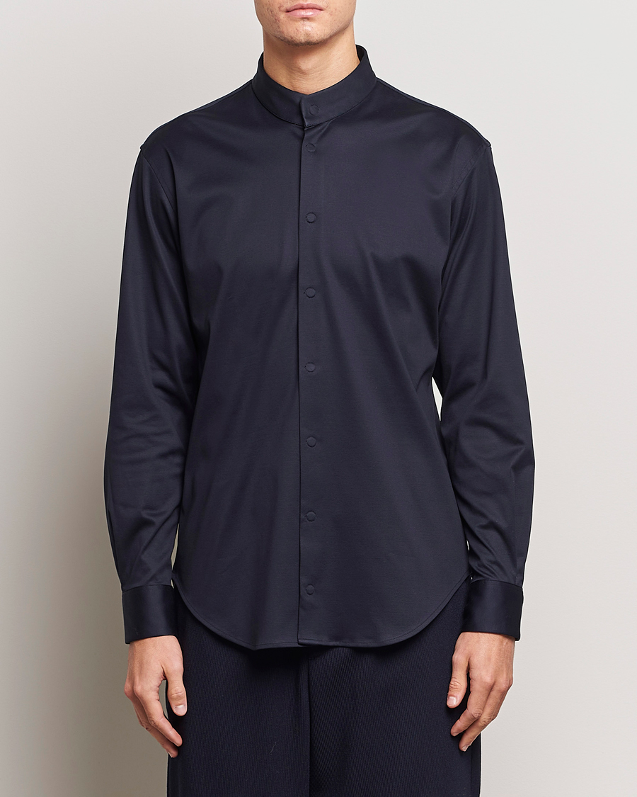 Herren | Giorgio Armani | Giorgio Armani | Guru Collar Shirt Navy