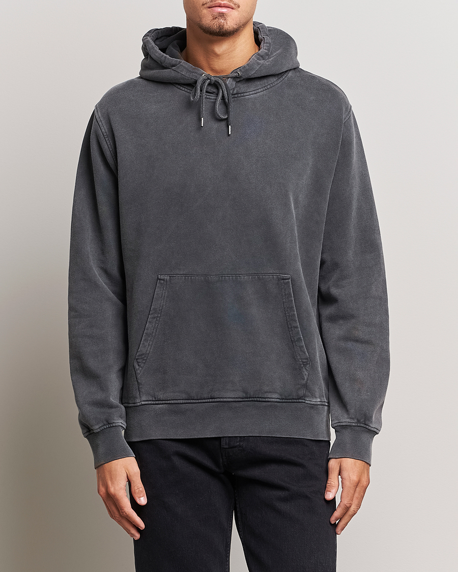 Herren | Pullover | Colorful Standard | Classic Organic Hood Faded Black