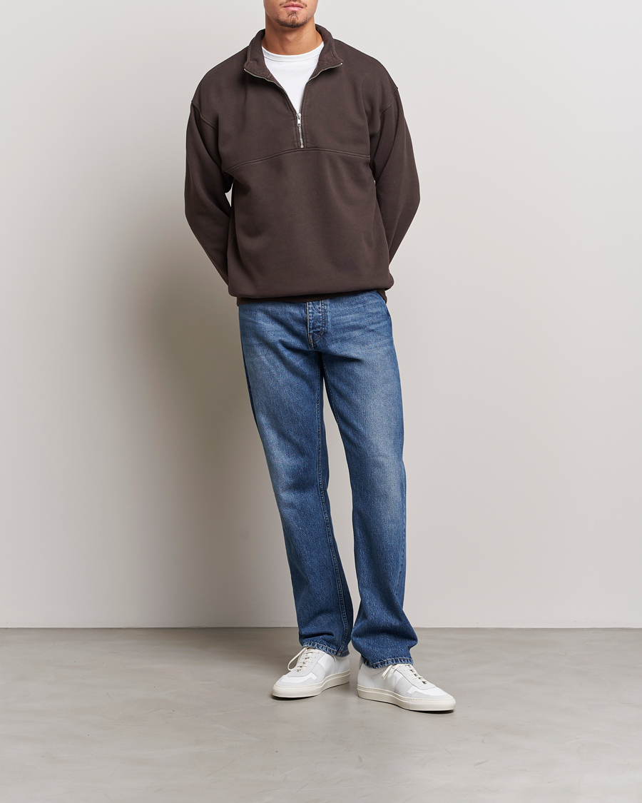 Herren | Pullover | Colorful Standard | Classic Organic Half-Zip Coffee Brown
