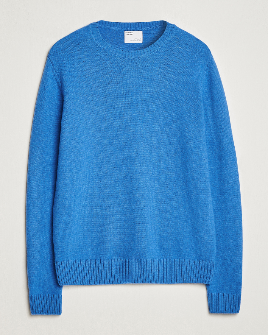 Herren | Pullover | Colorful Standard | Classic Merino Wool Crew Neck Pacific Blue
