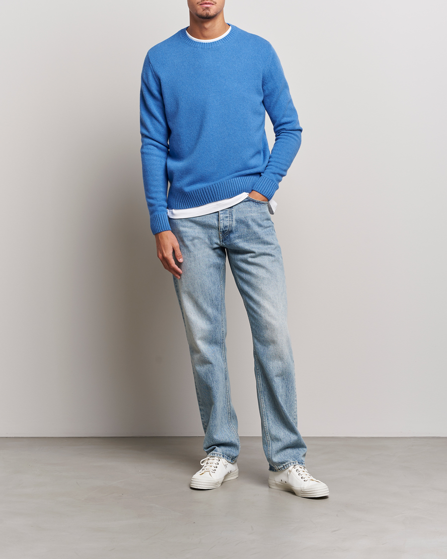 Herren | Pullover | Colorful Standard | Classic Merino Wool Crew Neck Pacific Blue