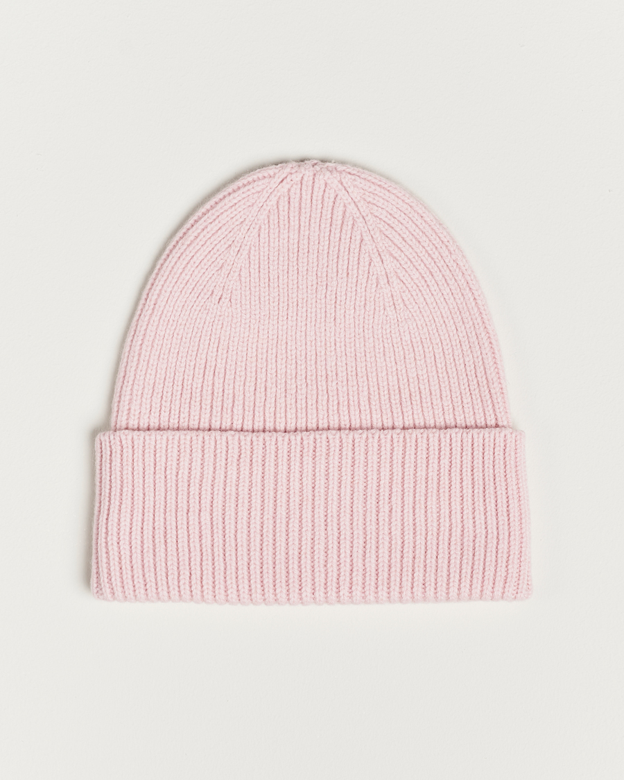 Herren | Colorful Standard Merino Wool Beanie Faded Pink | Colorful Standard | Merino Wool Beanie Faded Pink