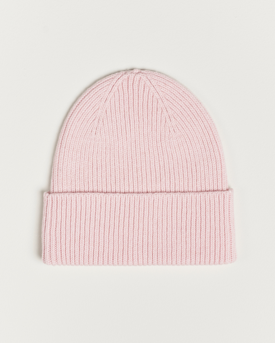Herren | Colorful Standard Merino Wool Beanie Faded Pink | Colorful Standard | Merino Wool Beanie Faded Pink