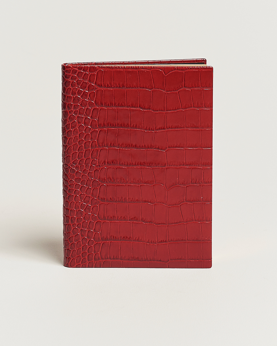 Herren |  | Smythson | Mara Leather Soho Notebook Red