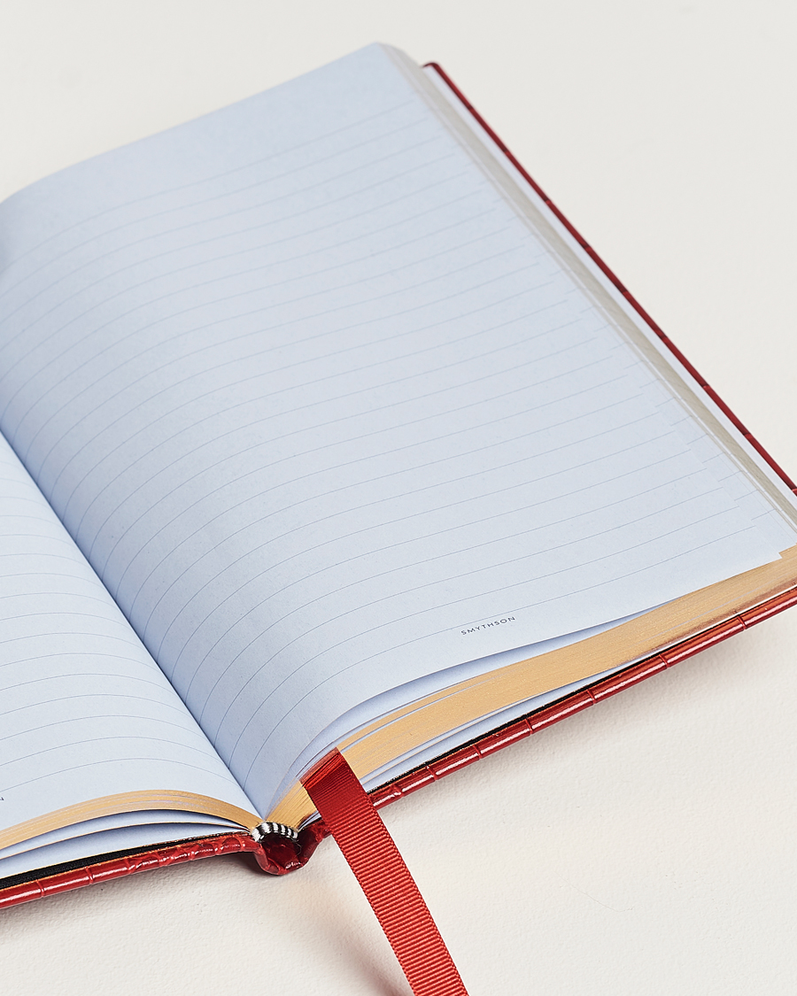 Herren | Smythson Mara Leather Soho Notebook Red | Smythson | Mara Leather Soho Notebook Red