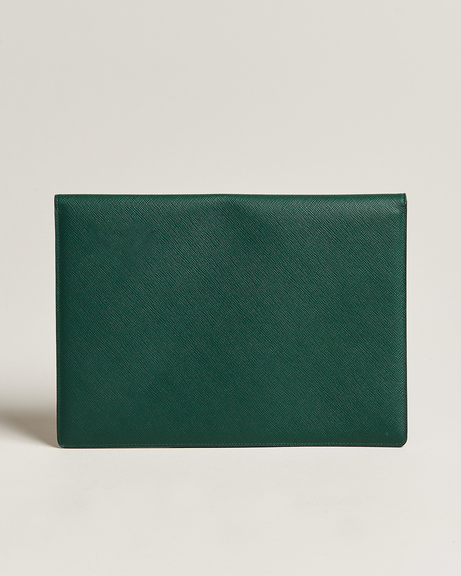 Herren | | Smythson | Panama Large Envelope Portfolio Forest Green