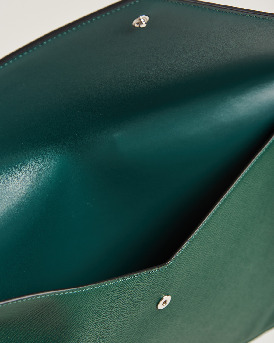 Herren | Smythson Panama Large Envelope Portfolio Forest Green | Smythson | Panama Large Envelope Portfolio Forest Green