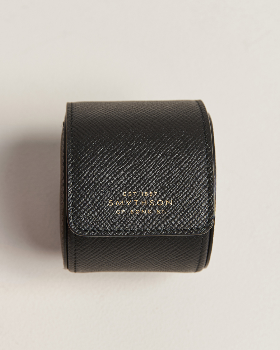 Herren |  | Smythson | Panama Single Watch Roll Black