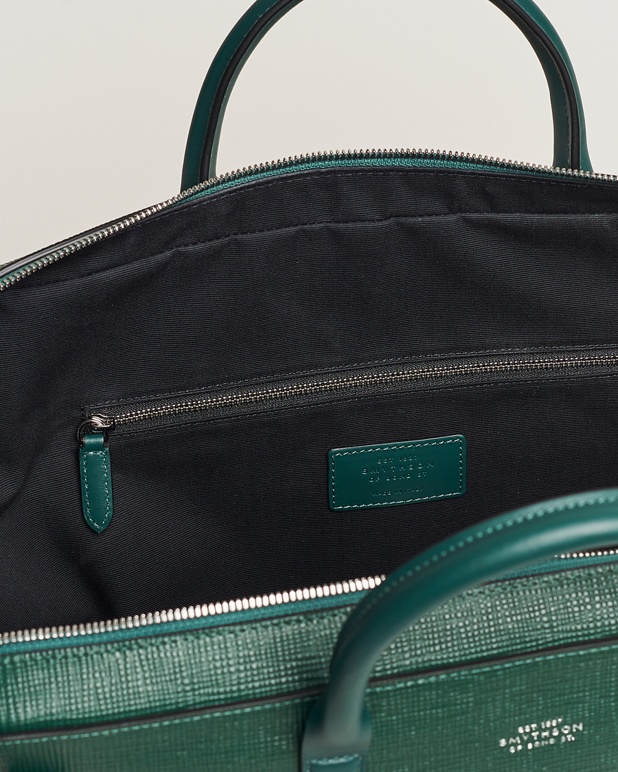 Herren | Smythson Panama Lightweight Briefcase Forest Green | Smythson | Panama Lightweight Briefcase Forest Green