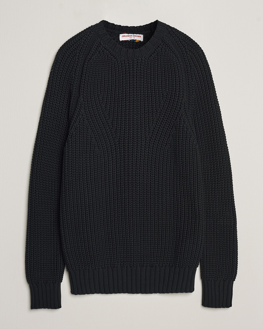 Herren | Pullover | Orlebar Brown | Lipen Cable Sweater Black