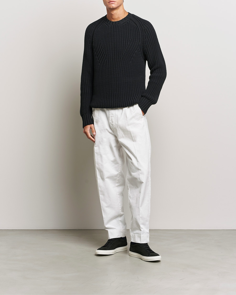 Herren | Pullover | Orlebar Brown | Lipen Cable Sweater Black