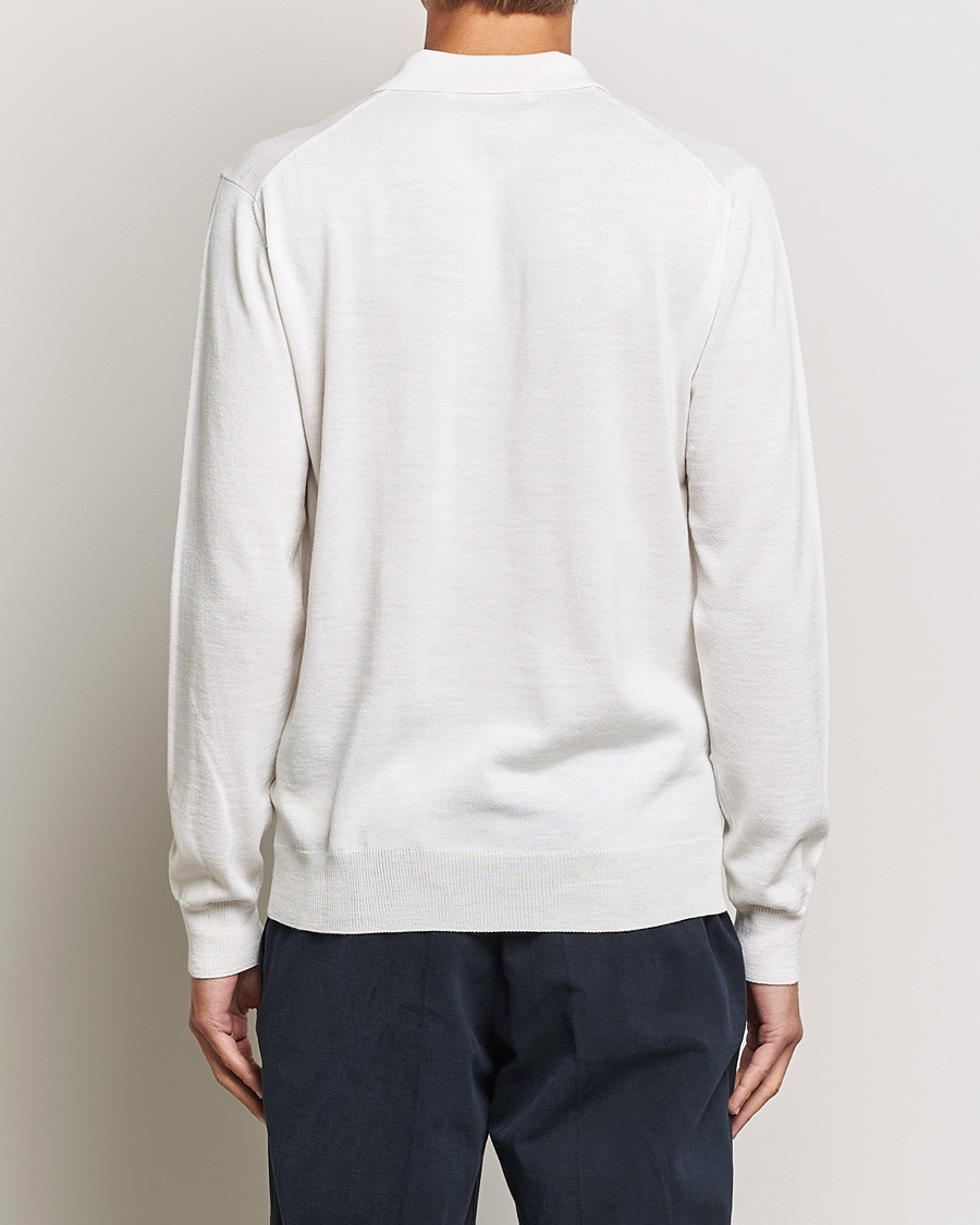Herren | Pullover | Orlebar Brown | Ebro OB Stripe Polo White Sand