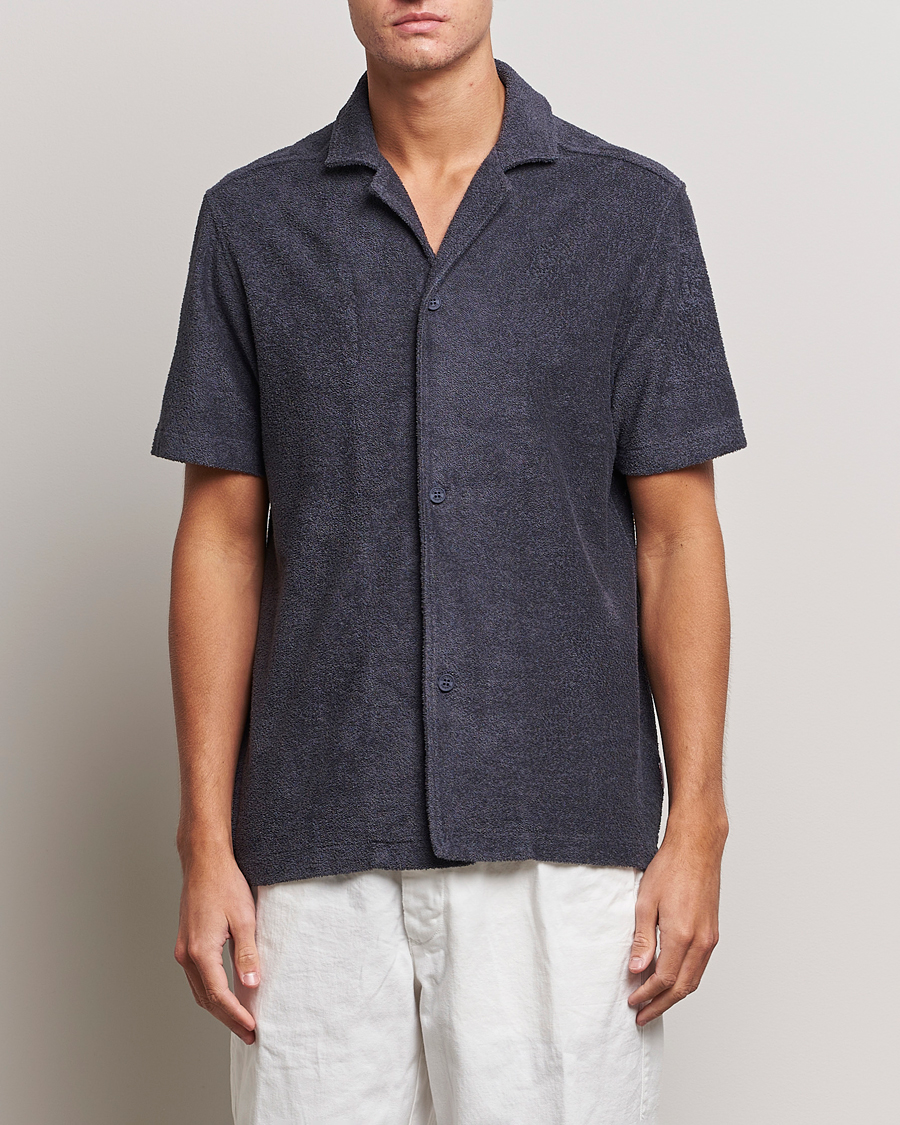 Herren | Poloshirts | Orlebar Brown | Howell Buttoned Poloshirt Piranha Grey