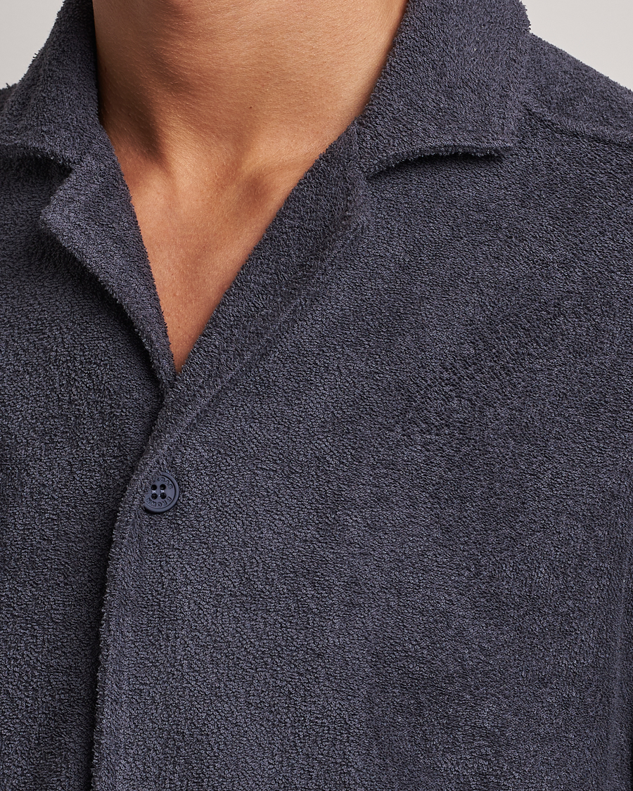 Herren | Poloshirts | Orlebar Brown | Howell Buttoned Poloshirt Piranha Grey