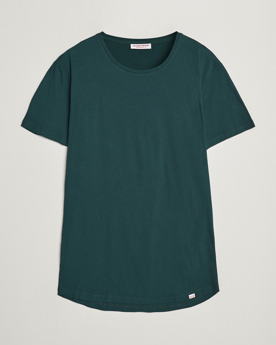 Herren | T-Shirts | Orlebar Brown | OB Cotton T-Shirt Dark Sherwood