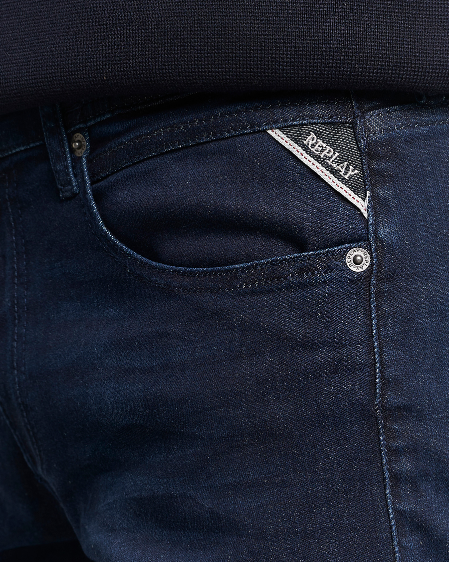 Herren | Jeans | Replay | Grover Powerstretch Jeans Dark Blue