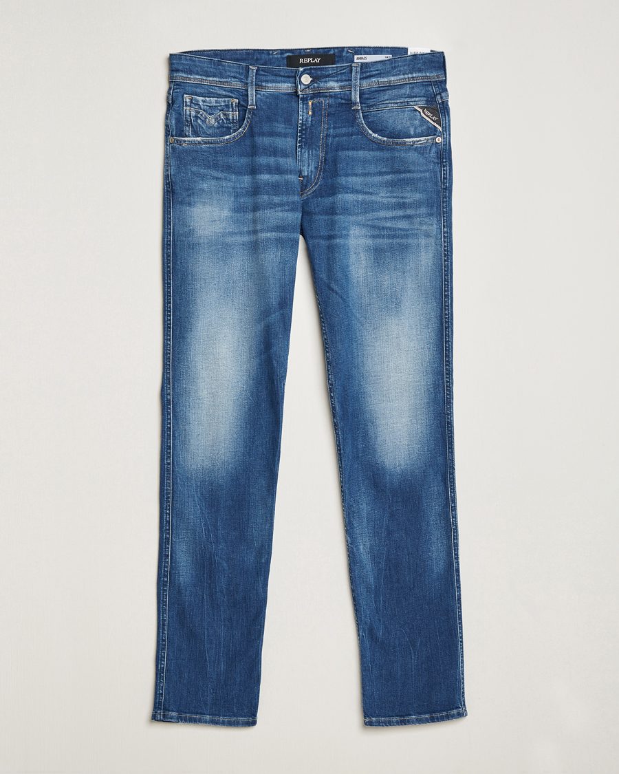 Herren | Jeans | Replay | Anbass Super Stretch Bio Jeans Medium Blue