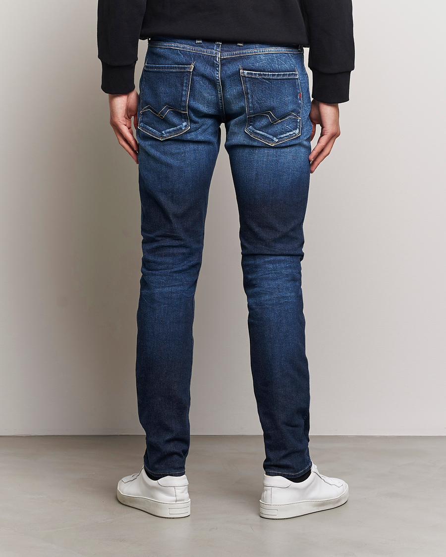 Herren | Jeans | Replay | Anbass Super Stretch Bio Jeans Dark Blue