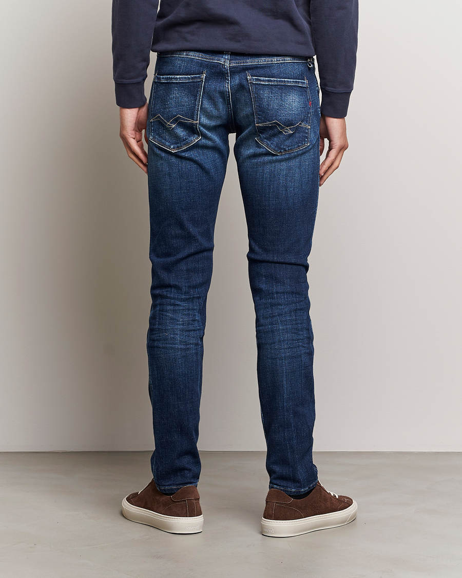 Herren | Jeans | Replay | Anbass 1 Year Stretch Jeans Dark Blue