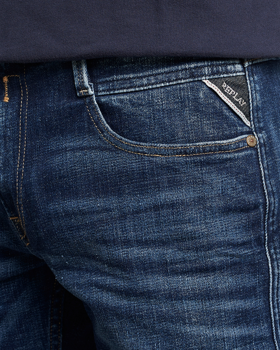 Herren | Jeans | Replay | Anbass 1 Year Stretch Jeans Dark Blue